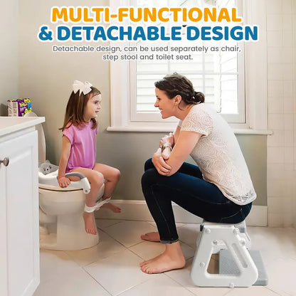 Orzbow 2-IN-1 Toddler Potty Training Seat with Step Stool