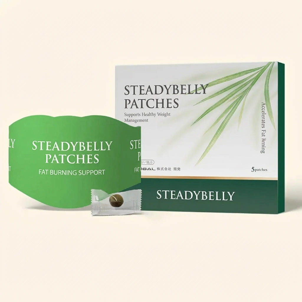 SteadyBelly® - Bloat Patches. Wake up light. Stay flat all day.